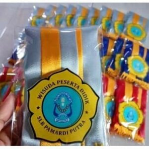 Samir Kalung Wisuda Logo Sekolah Kado Wisudaku