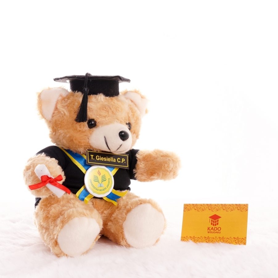 Toko Boneka  Teddy  Wisuda Coklat  Muda  0858 7874 9975