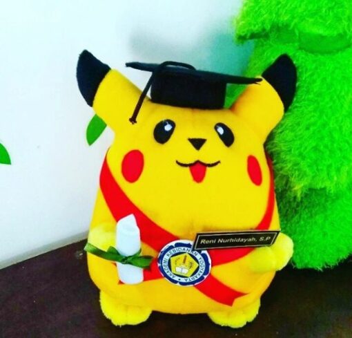Pikachu Boneka Wisuda Akbidyo