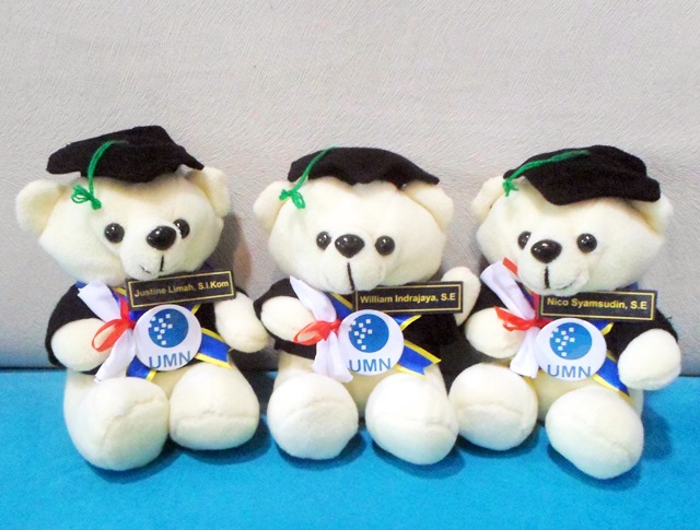 Jual Boneka  Boneka  Wisuda Bear Duduk UMN Banten Kado 