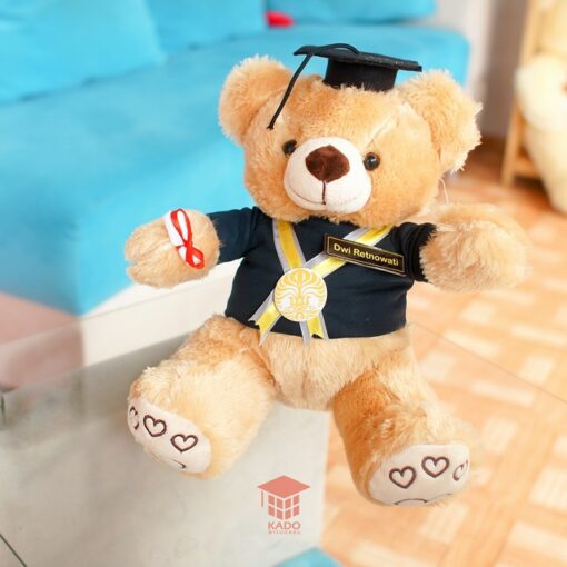 Toko Jual Boneka WIsuda Teddy Bear Love 30cm Medium Kado Wisuda 085878749975
