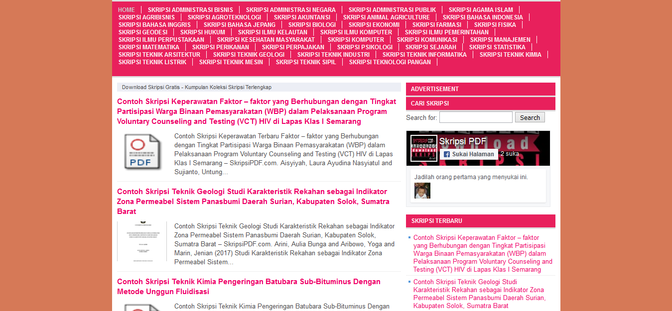 5 Situs Terbaik Donwload Skripsi Indonesia Gratis Free Kado Wisudaku