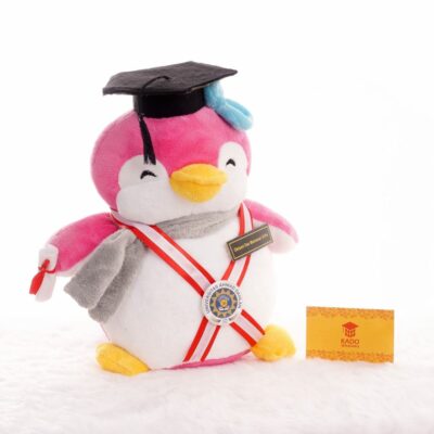 Jual Boneka Wisuda Pinguin Pink Boneka Pinguin Syal