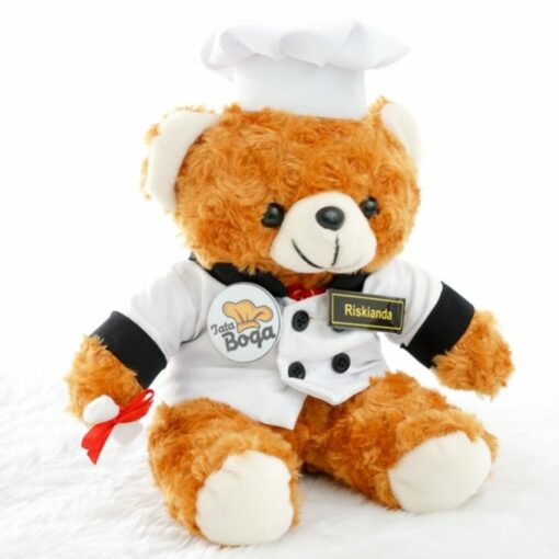Boneka Profesi Koki Teddy Bear