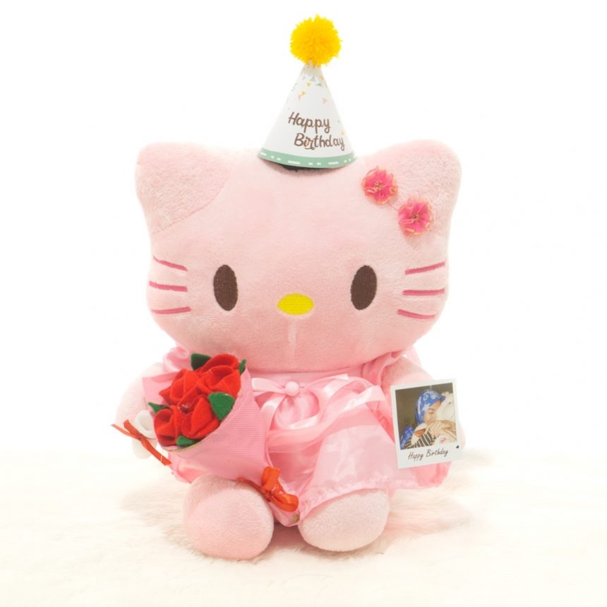 Boneka Ultah Hello  Kitty  Buket Bunga  Kado Wisudaku