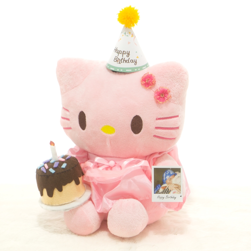  Jual  Boneka  Ultah Hello  Kitty  Pink Kado Wisudaku