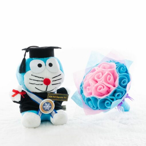 Doraemon dan Buket Bunga