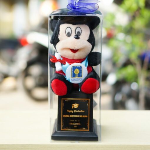 Piala Boneka Wisuda Mickey Mouse Box Mika