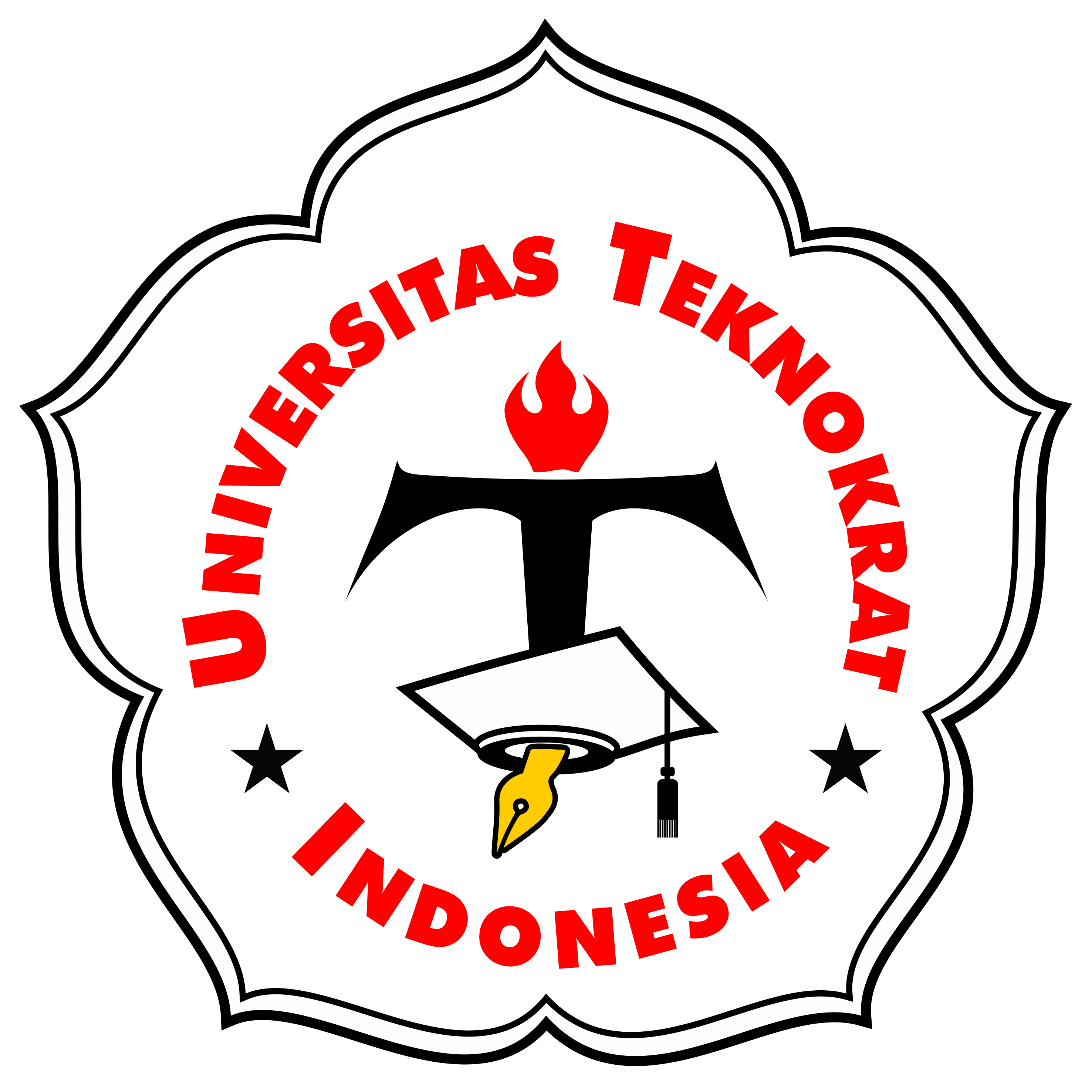 Logo Universitas  Teknokrat Indonesia  Terbaru Kado Wisudaku