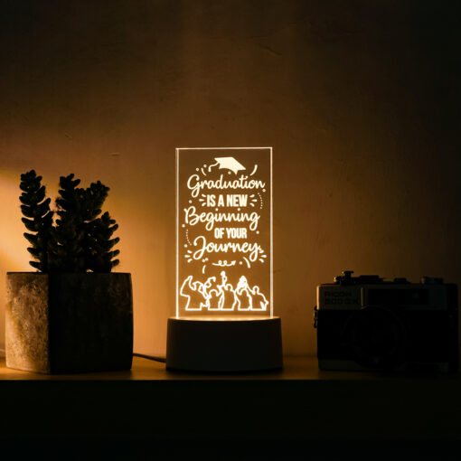 Plakat Lampu LED Custom Hadiah Wisuda
