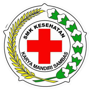 Selempang Bordir Nama SMK Kesehatan Karya Mandiri Sambas Logo