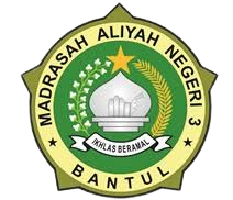 medali wisuda MAN 3 Bantul Logo